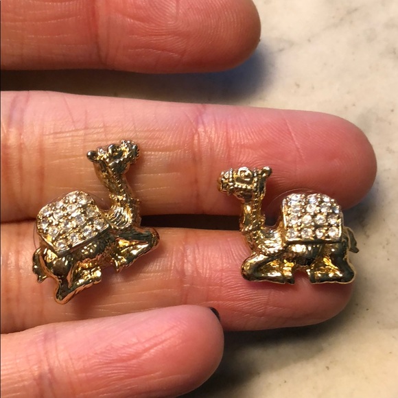 kate spade Jewelry - Kate Spade Gold Camel Earrings